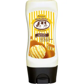 Muh-Muhs Original Muh‐Muhs Toffee Sauce 150ml – Sahne-Toffee Geschmack in praktischer Kopfstandflasche – Ideal zum Verfeinern von Desserts, Eis, Gebäck oder Kaffee (1 x 150ml)