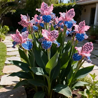 Canna Rhizome/Canna Gartenbepflanzung&Elegante Rhizome-Blühende Rhizome-Winterhart Rhizome-Landschaftsgestaltung-5Rhizome-D