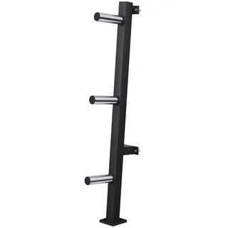 GORILLA SPORTS Hantelscheibenständer Hantelscheibenständer zur Wandbefestigung, (1-St) schwarz