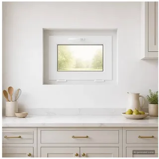 vidaXL Kellerfenster RISOR 50 x 40 cm weiß