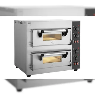 METRO PROFESSIONAL Pizzaofen GPO11402, 63 x 62.6 x 59 cm, 2 Schichten, silber