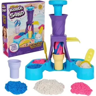 Spin Master Kinetic Sand Softeis Station Knete 397g bunt