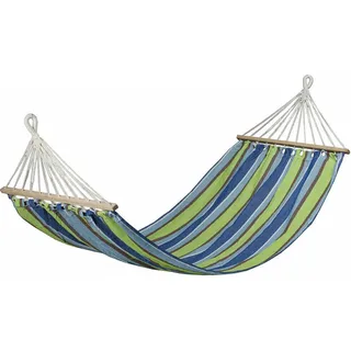 Hängematte Hängeliege Stabhängematte Outdoor streifen 200 x 100 cm