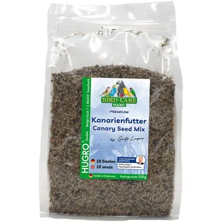 Hugro Kanarienfutter 18 Saaten - Sparpaket: 2 x 500 g