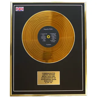 Depeche Mode – Violator Metall Gold Record Display Memorative LTD Edition