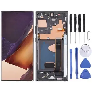 Für Samsung Galaxy Note 20 Ultra 5G SM-N986B Display Full OLED LCD mit Rahmen Einheit Touch Ersatzteil Reparatur Schwarz
