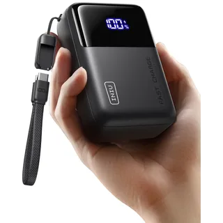 INIU 25000mAh Laptop Power Bank, Kompakt 100W Schnellladung mit USB C Kabel | Flugzeug Geeignet, Reise-Essential, Externe Handyakkus für MacBook, Laptop, Steam Deck, iPhone 18 17 16, Samsung S26 uvm