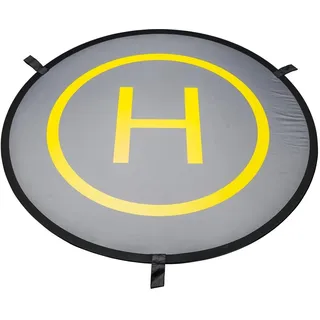 Mantona Drohnen-Landeplatz faltbar, Ø 107cm (107 cm), Hintergrundsystem, Grau