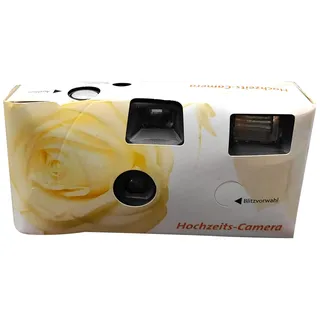 GBT Einwegkamera ROSEN im Hochzeitsdesign 27 Aufnahmen, mit Blitz, ISO 400