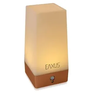 Eaxus Nachtlicht LED, mit Batterie, mit Dämmerungssensor und Bewegungsmelder, warmweiß