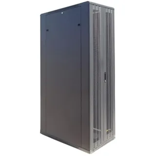 DSIT 47 HE 19” Serverschrank, mit perforierter Doppelflügeltüren vorne und hinten (BxTxH) 600 x 800 x 2200mm