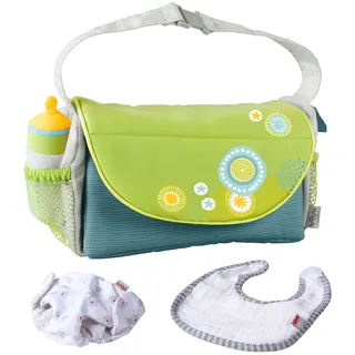 HABA Puppenwickeltasche Sommerwiese grün 306516