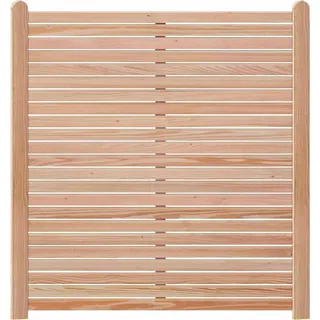 6x Elemente 180 x 180 cm + 7x Holz-Pfosten