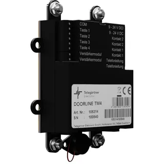 DoorLine TM4 von Telegärtner Elektronik, Clevere Hinterbau-Türstation, macht TK-Anlage FRITZ!Box / Router zur Tür-Sprechanlage