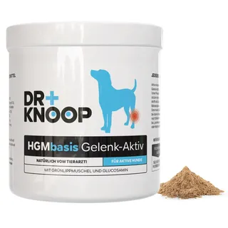 HGM Gelenkpulver aktiv Hunde, stärkt Gelenke durch Grünlippmuschel + Glucosamin, 500g 500 g Pulver