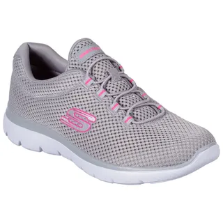 grey/hot pink 35