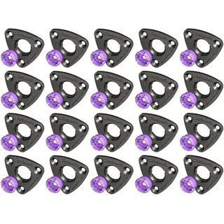 Button Fix Typ-3-Halterung Push-On/Pull-Off zur Verbindung von parallelen Paneelen, 20 Stück