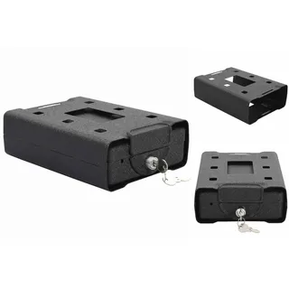 vidaXL Sicherheitssafe Schwarz Metall Klein Schlösser Sicherheitssafe