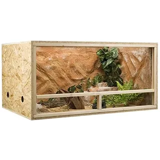 OSB Terrarium, Holzterrarium 120x60x60 cm mit Seitenbelüftung