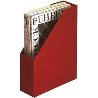 RÖSSLER Papier 1318452360 - S.O.H.O. Stehsammler für DIN A4, 8 x 26 x 31,5 cm, Rot, 1 Stück