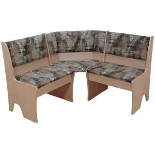 moebel-direkt-online möbel direkt online Eckbank 124x124 cm Dunja Natur, nuss dunkel