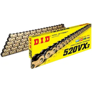 DID 520VX3 Kette Gold/Black Kettensatz