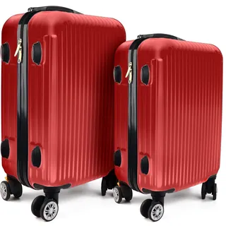 Hti-Living High Level Koffer-Set 2-tlg. rot