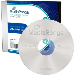 MediaRange DVD+R DL 8.5GB 8x 5er Jewelcase