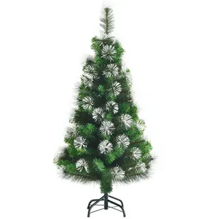 Costway 120cm Künstlicher Weihnachtsbaum mit Schnee