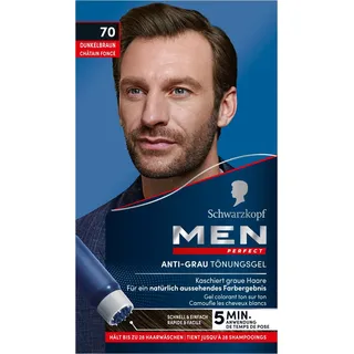 Men Perfect Anti-Grau Tönungsgel 70 dunkelbraun 80 ml