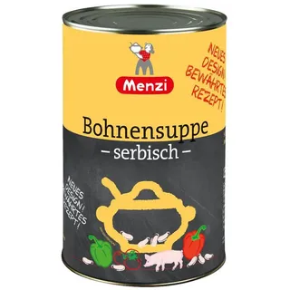Menzi Fertiggericht, Menzi Serbische Bohnensuppe