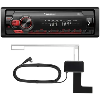 Pioneer MVH-S220DABAN 1DIN Autoradio mit DAB+, USB, kompatibel mit Android / iPhone (inkl. DAB-Antenne) - Schwarz
