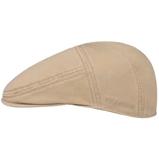 Stetson Paradise Cotton Flatcap Schirmmütze UV-Schutz 40 Herren Sommer Winter beige L (58-59 cm) - L