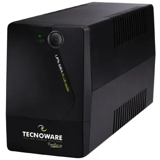 Tecnoware UPS ERA PLUS 1500 USV für PC, Modem, Schwarz