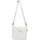 Leather Crossover Umhängetasche White