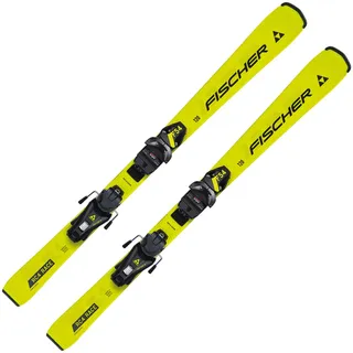 Fischer RC4 Race Ski Set Kinder Gelb 120 cm