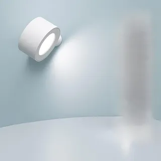 Lunartec 3in1-Akku-Magnet-Leuchte mit Tisch-, Wand- und Klemmhalterung, CCT