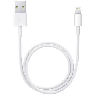 Apple USB-Kabel USB 2.0 USB-A Stecker, Lightning Stecker 0.50m Weiß ME291ZM/A
