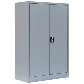 Steelboxx Mehrzweckschrank Aktenschrank Metallschrank 1200 x 920 x 420 mm (1-St) komplett montiert, keine Montage notwendig grau