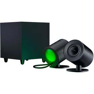 Razer Nommo V2 Full-Range-2.1 Gaming-Lautsprecher mit Subwoofer für PC schwarz