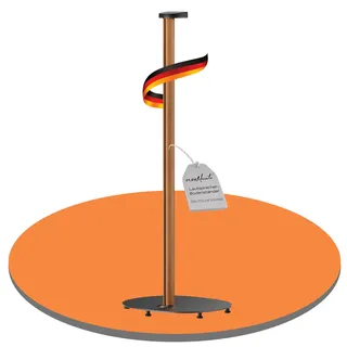 PureMounts Lautsprecherständer für Sonos Era 100 & 300, Lautsprecher Ständer, Boxenständer mit Kabelmanagement, 5Kg Tragkraft, Buchenholz, schwarz