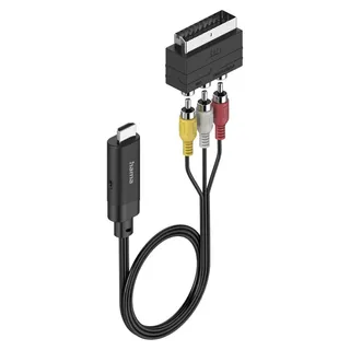 Hama AV-Konverter Scart/Cinch auf HDMI 1080p  schwarz