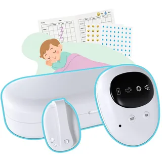 MMobiel Kabelloser Bettnässer-Alarm für Jungen und Mädchen von MMOBIEL – Töpfchen-Training mit Geräuschen und Vibration – Pipi-Alarm für Kinder & Erwachsene – Bettnässensor, Pinkel Alarm - USB-wiederaufladbar