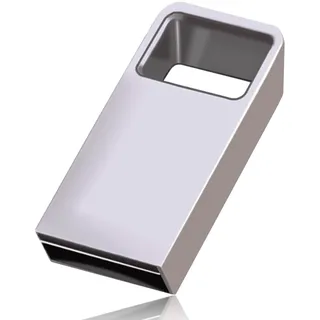 USB Stick 128GB Mini USB Stick 2.0 Wasserdichter Speicherstick 128GB Metall USB Flash Laufwerk Schnelle Geschwindigkeit USB-Sticks für Computer Externer Speicher