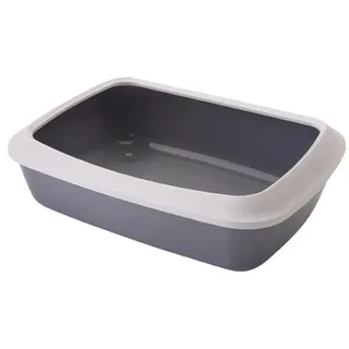 Savic NV Katzentoilette Iriz 42 cm Grau/Weiß
