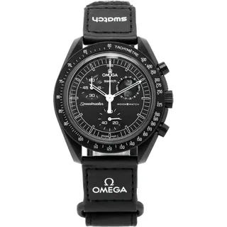 Swatch x Omega Mission to the Moonphase "Snoopy" Black