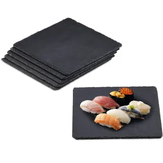 Relaxdays Schieferplatte quadratisch,