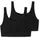 Bustier 2er-Pack Schwarz 40