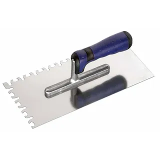 Connex Glättekelle 280 x 130 mm rostfrei Trapez-Zahnung
