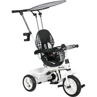 Homcom 6-in-1 Dreirad mit Schubstange Ab 9 Monate bis 25 kg Weiß